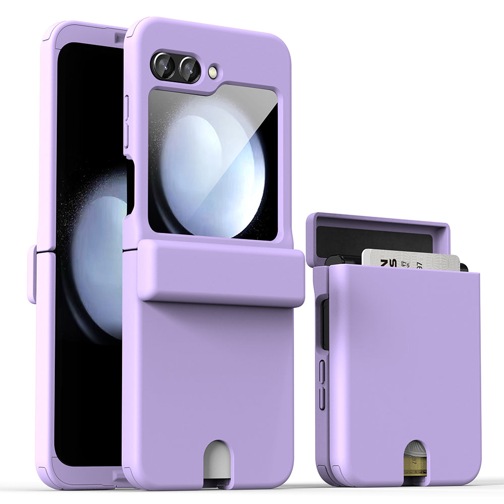 GKK Til Samsung Galaxy Z Flip5 5G Card Slot PC Case Magnetisk Hængsel Beskyttelse Telefon Cover GKK Til Samsung Galaxy Z Flip5 5G Card Slot PC Case Magnetisk Hængsel Beskyttelse Telefon Cover